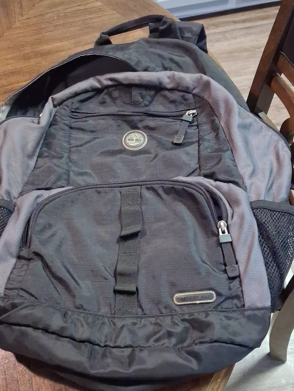 Timberland Men's Black and Gray Everyday Backpack